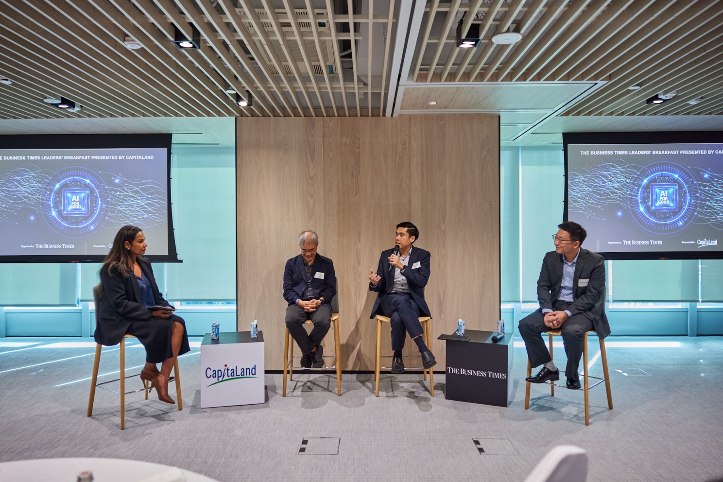 Hwee Lim speaking at the recent CapitaLand Leadership Series