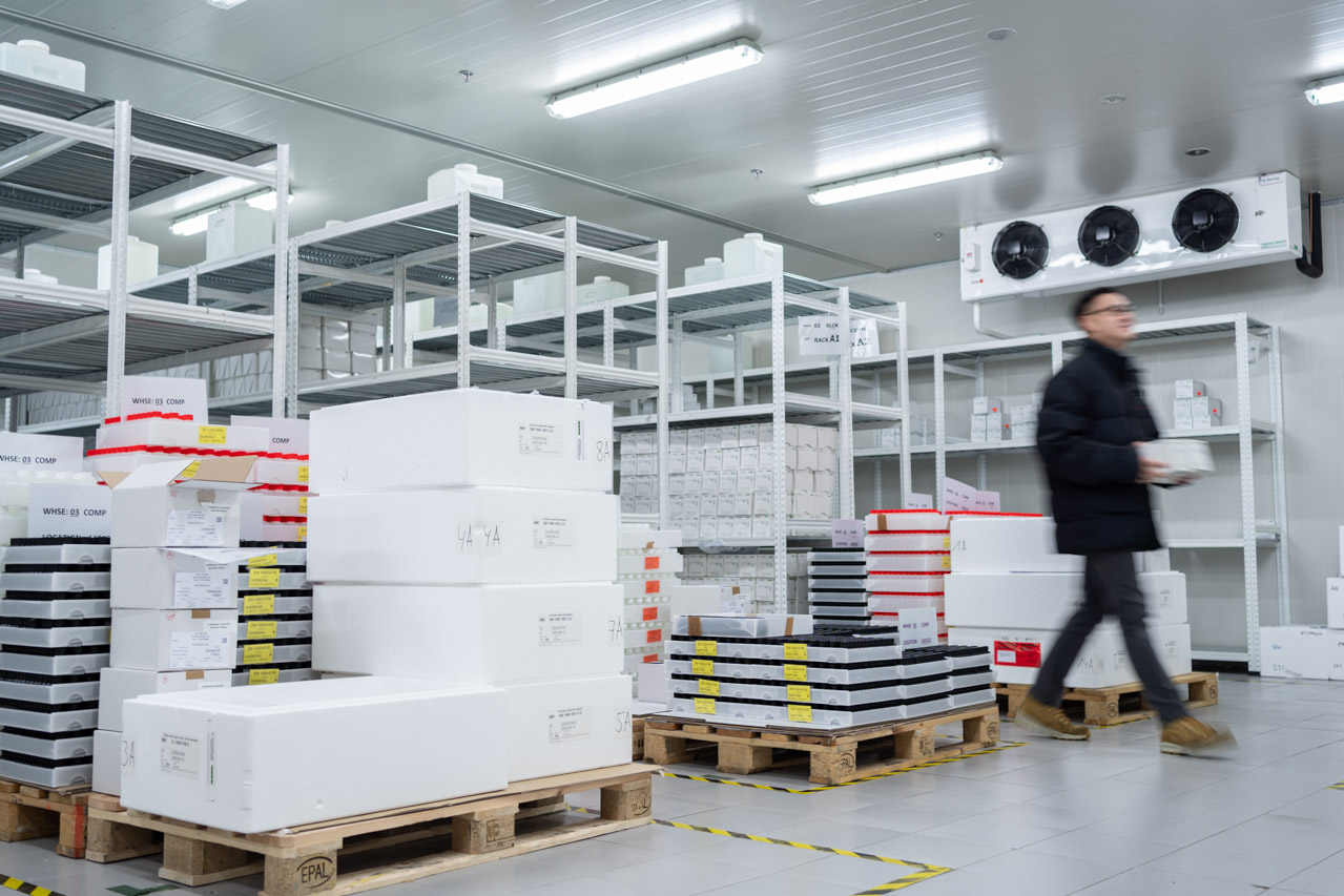 EUROIMMUN cold room facilities