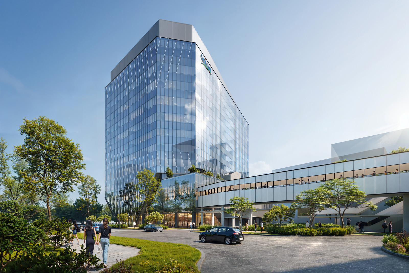 27 international business park facade