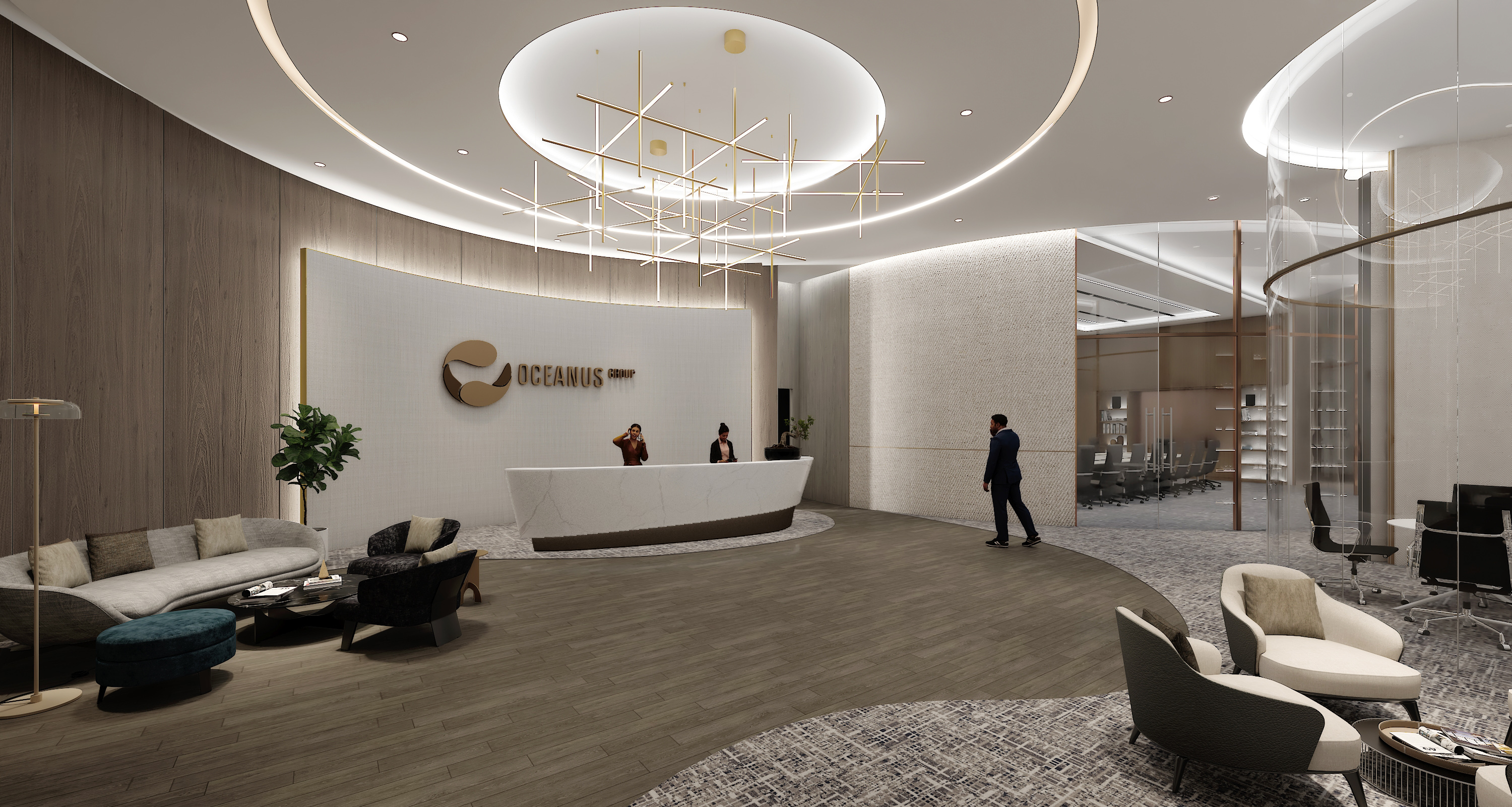 oceanus front reception 