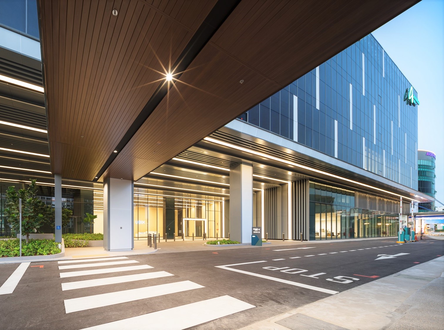 ubi front lobby road access