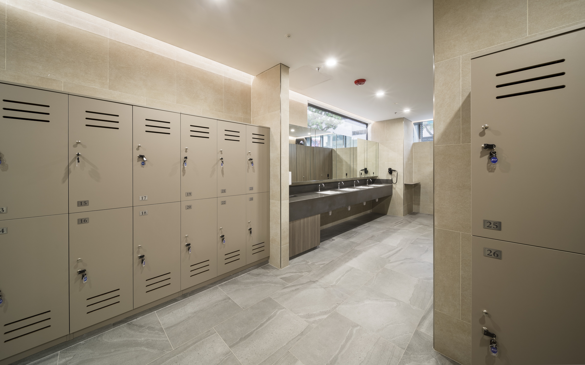 oceanus locker room and toilet