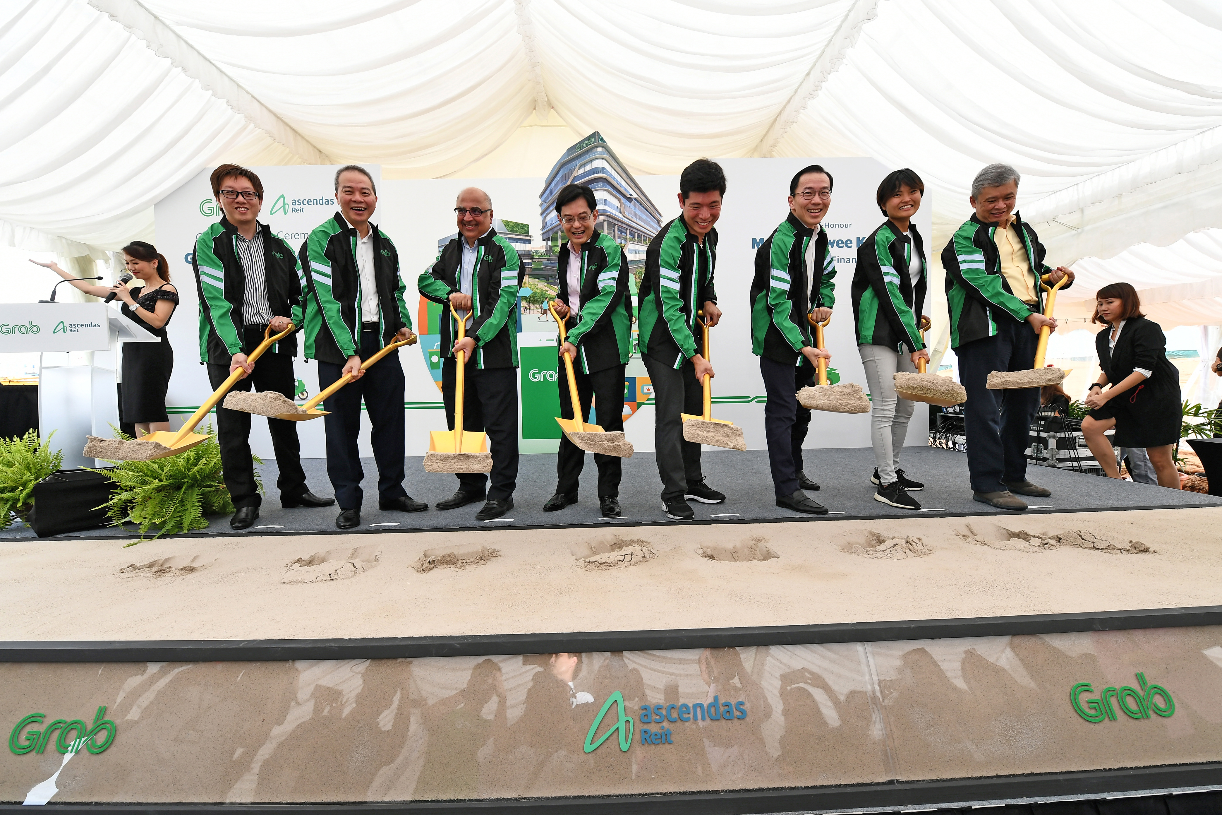 grab hq opening ceremony at one north