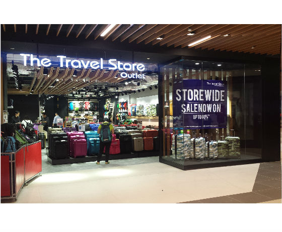 The Travel Store Outlet | Travel & Coldwear | Outlet | CapitaLand Malls