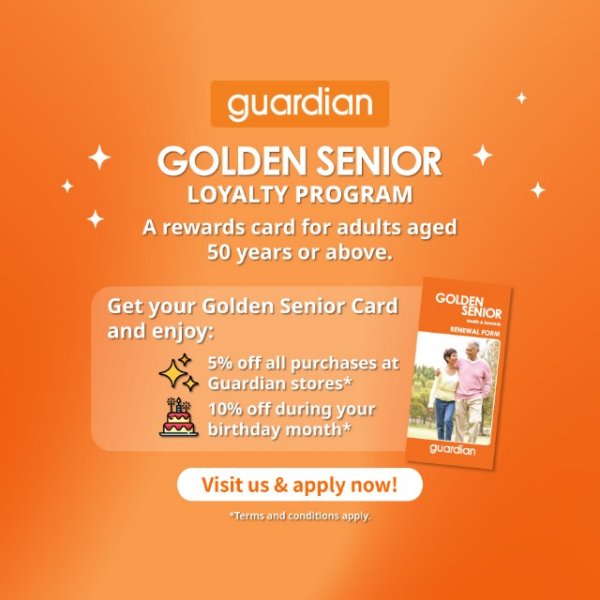 Guardian's Golden Senior Loyalty Program | Beauty & Wellness ...